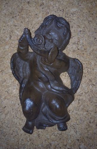Engel figur 24x15x7cm - engel, braun