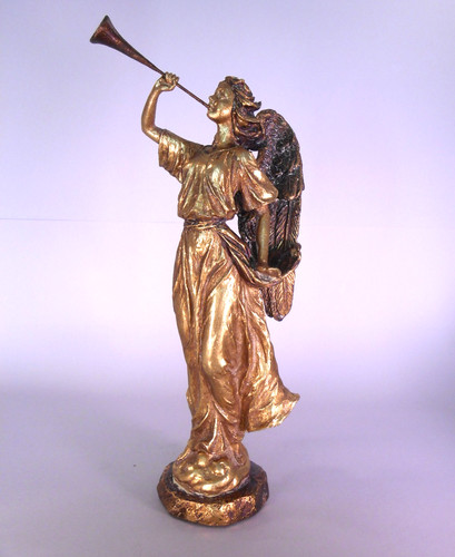 Engel figur gold 38cm mit - engel,