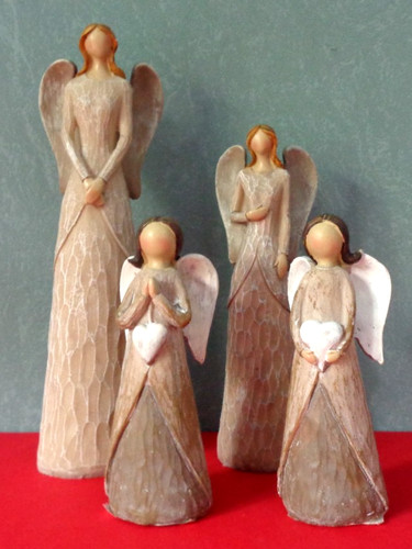 Engel figuren aus polyresin - aus,