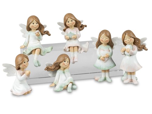 Deko figur schutzengel sort - deko-figur,