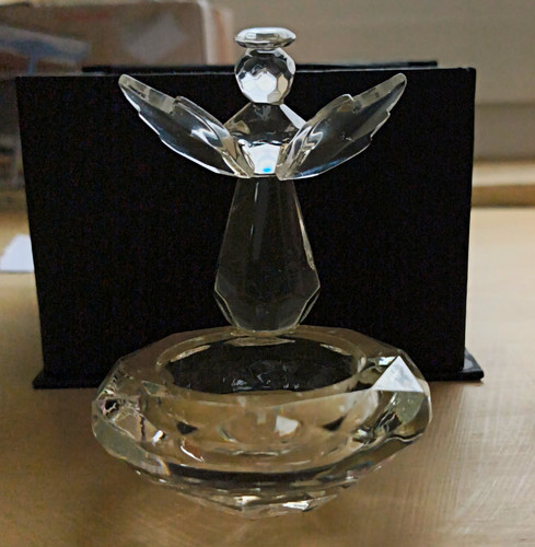 Glas engel figur transparent - engel,