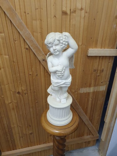 Keramik engel putto - putto, figur