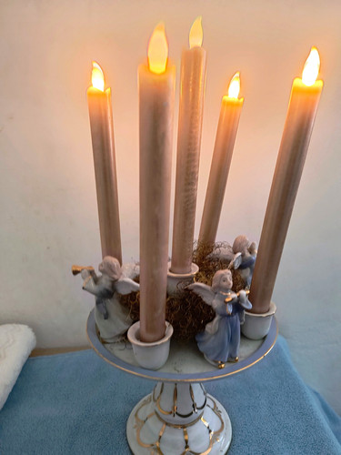 Kerzenhalter engel motiv - kerzenhalter, engel-motiv