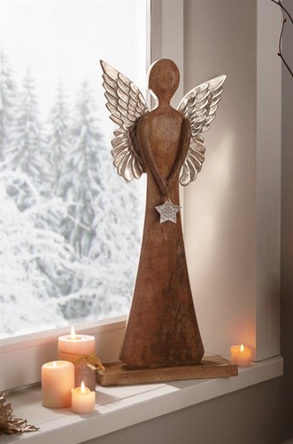 Engel silver star - star", mango
