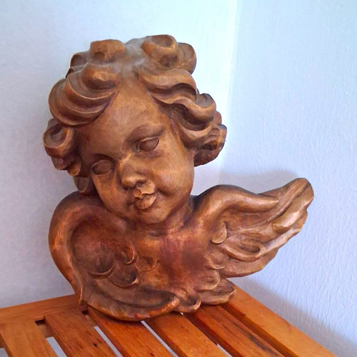 Engelkopf putte figur - putte, aus