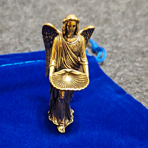 Metallfigur engel mit - metallfigur,