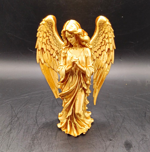 Goldfarbene engel figur - goldfarbene,