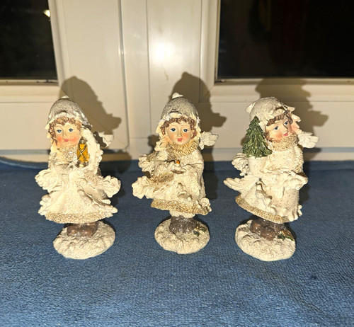 3er set engel figuren - set,